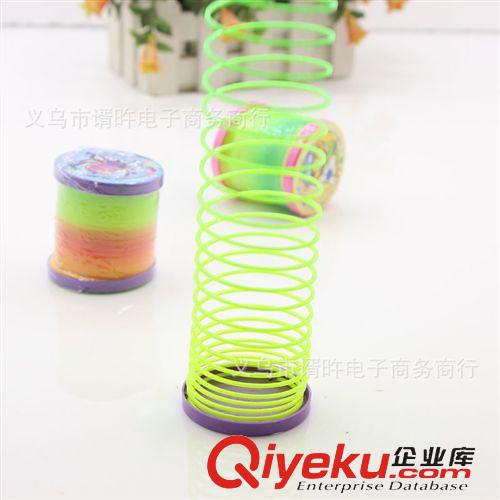 兒童玩具 廠家直銷 塑膠彩虹圈  彈簧圈 疊疊樂 兒童益智玩具 一元批發原始圖片3