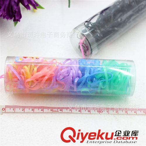 飾品 大桶裝一次性小皮筋 韓版不易斷黑色彩色發(fā)圈發(fā)繩   一元批發(fā)原始圖片3
