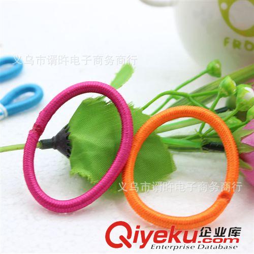 飾品 6根皮筋 時尚韓國發圈 發飾頭飾皮筋批發 1元店飾品批發原始圖片3