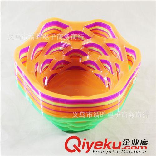 塑料制品 花邊塑料果藍(lán) 2元店日用百貨批發(fā) 兩元店貨源 水果籃子