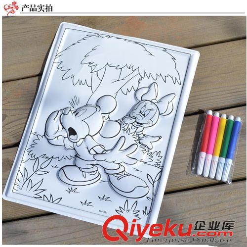 幼兒園其他用品 2015新品兒童玩具幼兒園涂色板 涂色板畫(huà)畫(huà) 3d凹凸畫(huà)早教玩具啟蒙