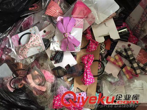 飾品混批 稱斤飾品蝴蝶結發夾頭繩BB夾混款批發 一個5毛錢一元店2元店飾品原始圖片3