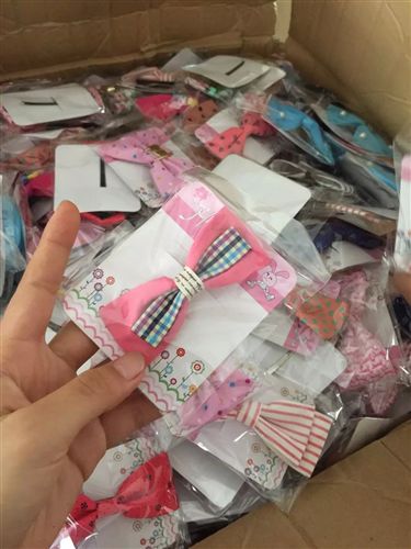 飾品混批 精美飾品稱斤 韓版頭飾 蝴蝶結發(fā)夾發(fā)圈按斤批發(fā) 一元兩元飾品原始圖片2