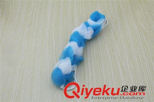 Y 浴球  沐浴條 搓澡巾浴花  搓背器拉背條 一元店日用百貨批發原始圖片3