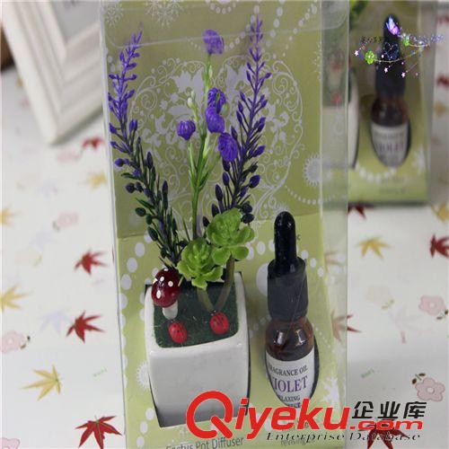 10元店工藝禮品 h生日禮物批發 小型帶香精仿真植物盆景 十元店精品店進貨批發原始圖片2