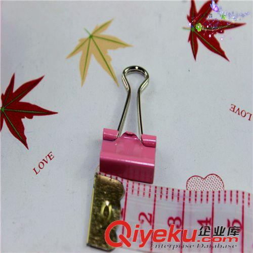 10元店文體用品 h129彩色金屬長尾夾 裝訂夾 辦公學生文具批發(fā) 臨沂9.9元店貨源原始圖片2