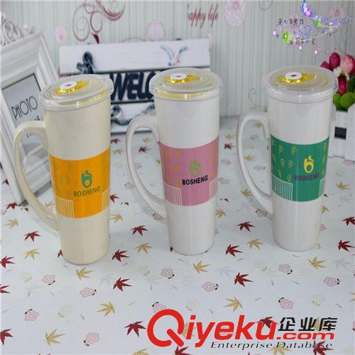 10元店家居用品 2義烏創意禮品批發廠家直銷 時尚陶瓷杯子帶密封蓋子 創意禮品原始圖片3