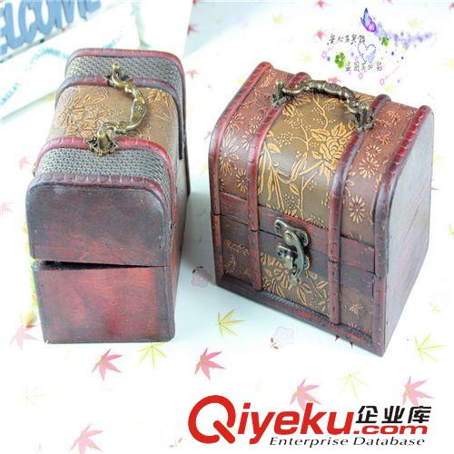 10元店家居用品 h木質(zhì)歐式復(fù)古仿古首飾盒 義烏9.9元店 10元店鋪小商品配貨貨源原始圖片2