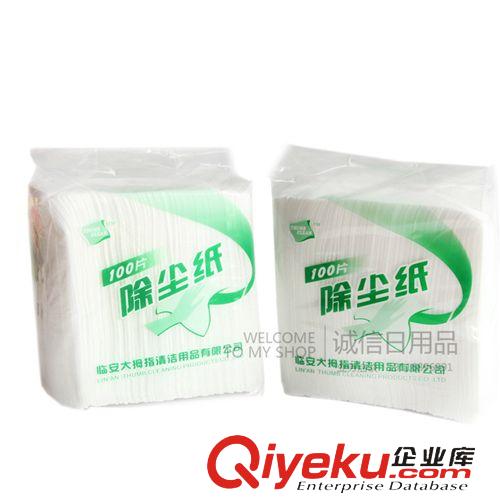 清潔用品 品牌保證 100片袋裝平紋靜電除塵紙 拖把紙 除塵布 吸塵布