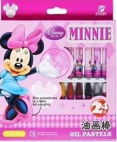 美術(shù)用品 油畫棒 真彩 迪士尼 兒童油畫棒24色 幼兒蠟筆套裝 mdD2016zp