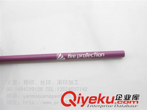 竹木產品logo印刷 供應木質禮品筆雙色logo印刷加工原始圖片2