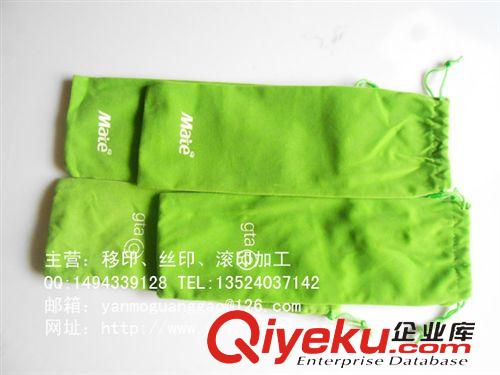布類產(chǎn)品logo印刷 成品絨布袋絲印logo原始圖片2