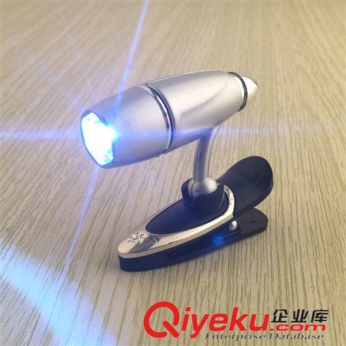 F文體 文具 辦公 學生用品 包郵A412 日韓創意文具批發 子彈頭夾書燈 LED 迷你讀書燈