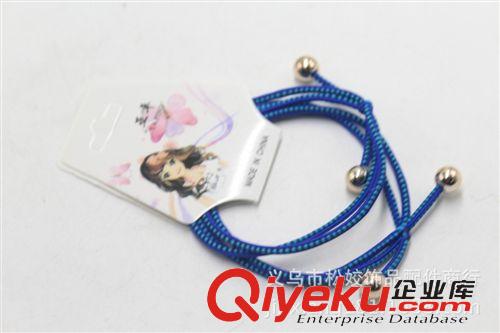 發(fā)帶 韓國歐美潮流時尚 新品上市廠家直銷2元飾品批發(fā) 蛇皮兩珠皮筋原始圖片3