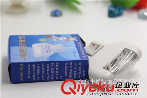 小夜燈 2元店貨源批發 義烏兩元店LED燈超市地攤 彩色迷你一W小夜燈原始圖片3