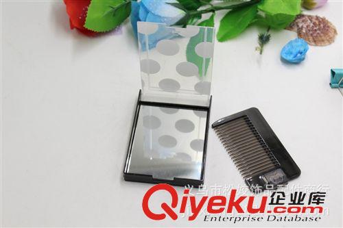 化妝鏡 2元日用百貨貨源批發(fā) 義烏兩元店地?cái)偵?2元小禮品 折疊鏡梳原始圖片3