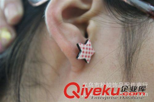 耳釘 兩元店精美飾品 新品上市火爆熱銷夏季暢銷  精致彩色耳釘原始圖片3