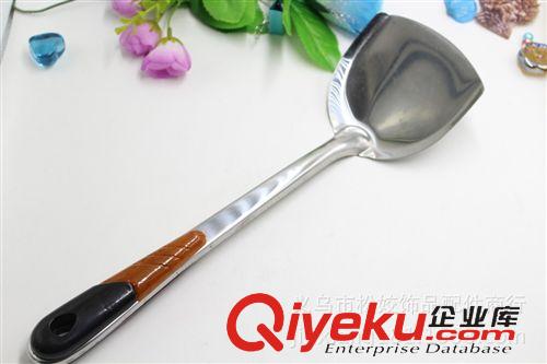 烹飪勺鏟 義烏2元店批發(fā)總部 廚房日用百貨采購 地攤超市配送 雙色膠把鏟原始圖片2