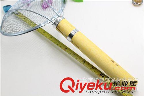 烹飪勺鏟 廠家直銷  油鍋漏勺 2元百貨批發木柄18號大漏勺 耐用 家居必備原始圖片2