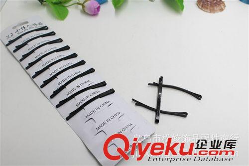 發夾 2元店批發廠家直銷義烏小商品2元飾品貨源 精美精品中號黑一字夾原始圖片3
