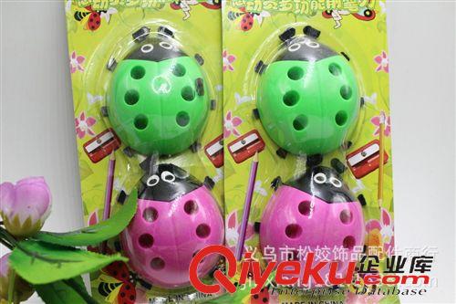橡皮擦 兩元店學習文具辦公文體 小學生禮品新奇特多款試 2個甲蟲圈筆刀原始圖片2