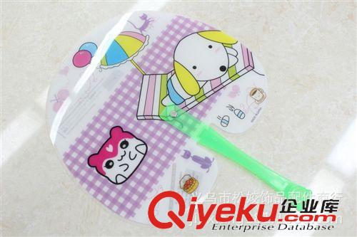 扇子 中國特色文化禮品扇 兩元店生活日用品批發夏季熱賣 桃心卡通扇子原始圖片2