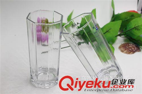 杯子 廠家直銷雅特藍透明玻璃高八角杯子 2元玻璃杯批發(fā)義烏小商品貨源原始圖片3