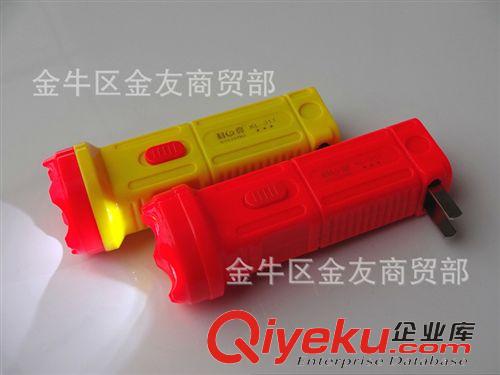 科 亮 手 電 筒 ~ 汕頭廠家直銷 科亮836-6 LED 充電 照明 塑料電筒 家庭必備 中