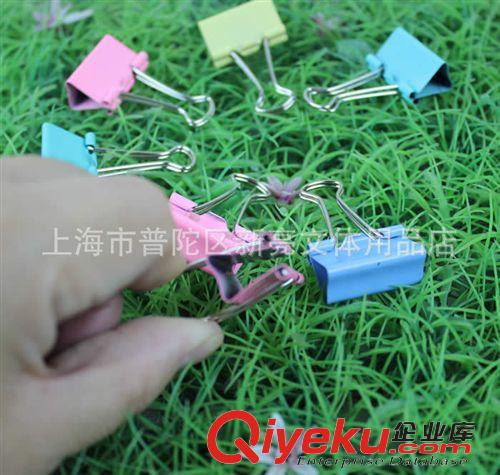 裝訂系列 辦公必備用品 彩色票夾 夾子 長尾夾25mm 4# 48個入原始圖片3