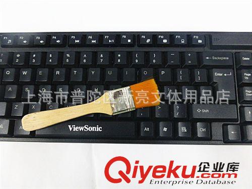 美術用品系列 尼龍油畫板刷 五金店油漆刷 除塵工具刷 丙烯畫刷 底紋刷1#-12#原始圖片3