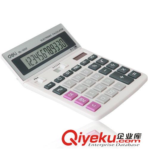 計算器 得力1602 計算器 辦公計算器 屏幕可調節  計算器計算機原始圖片2