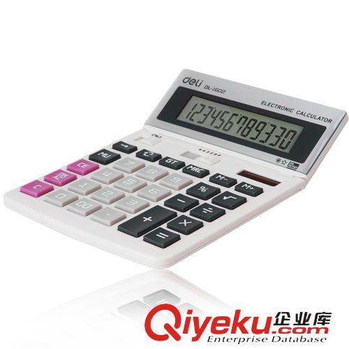 計算器 得力1602 計算器 辦公計算器 屏幕可調節  計算器計算機原始圖片3