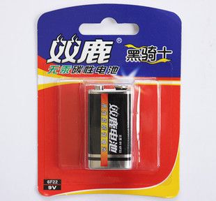 干電池 zp 雙鹿 高性能無汞碳性電池 bjq電池 6F22 9V 干電池原始圖片3