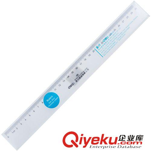 尺子  得力6240 塑料透明直尺 40厘米 小學生文具測量工具尺 繪圖用儀尺原始圖片2