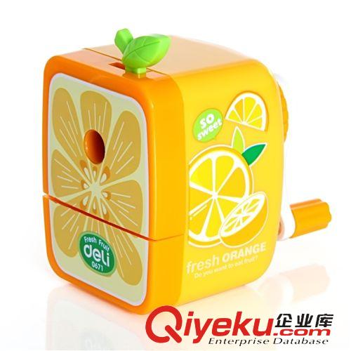 卷筆刀、削筆器 【商城zp】卷筆刀收藏/單孔黑紅相間卷筆刀/得力文具NO.0578