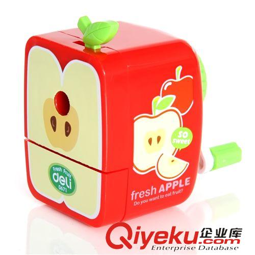 卷筆刀、削筆器 得力0671削筆機(jī) 果繽紛鉛筆刀 手搖削筆器 學(xué)生削筆刀 隨機(jī)發(fā)貨原始圖片3