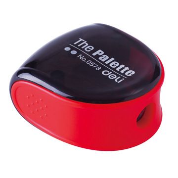 卷筆刀、削筆器 【商城zp】卷筆刀收藏/單孔黑紅相間卷筆刀/得力文具NO.0578原始圖片2