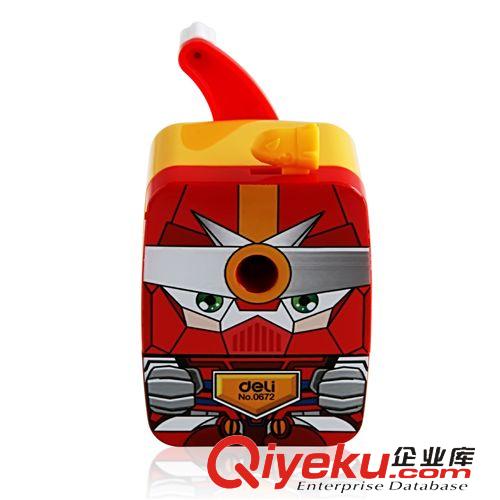 卷筆刀、削筆器 得力0610 可愛 卡通 學生削筆器 手搖轉筆刀 筆刨 卷筆刀 削筆機
