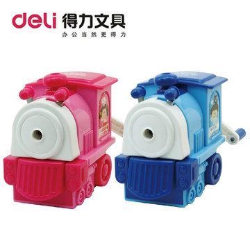 卷筆刀、削筆器 得力0653 蜂丫頭削筆機 卡通學(xué)生文具 手搖轉(zhuǎn)筆刀 可愛表情