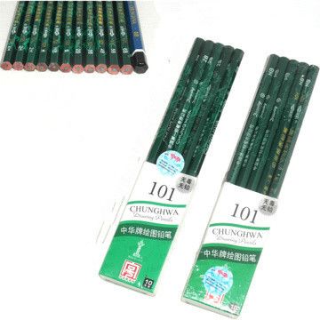 鉛筆、活動鉛筆 上海中華繪圖鉛筆HB 木質(zhì)六角桿鉛筆 中華書寫鉛筆 10支裝原始圖片2