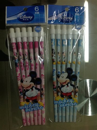 鉛筆、活動(dòng)鉛筆 真彩米奇大皮頭6支裝鉛筆MPL-1167-6學(xué)生文具書寫鉛筆原始圖片3
