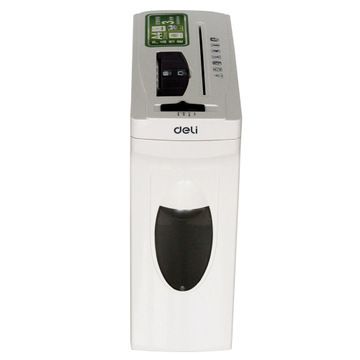 碎紙機 得力碎紙機9923 電動辦公小型超靜音 側(cè)抽式碎紙機原始圖片2