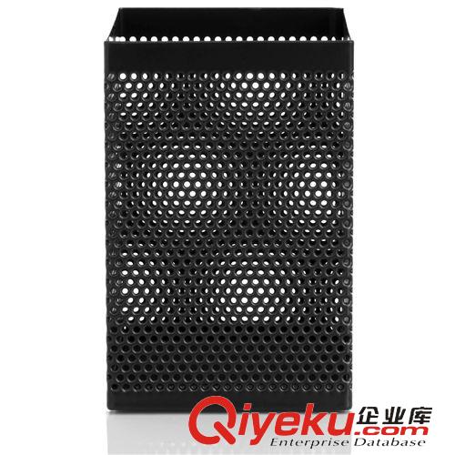 筆筒 得力908筆筒 金屬鐵網(wǎng)筆插 方形加厚筆筒 桌面收納辦公 簡約時尚原始圖片2