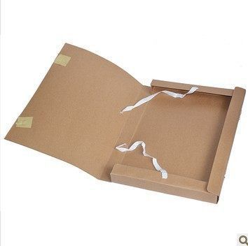 檔案袋 得力檔案盒 gdA4牛皮紙10只裝 紙質(zhì)文件盒 資料盒 寬度4CM 5921原始圖片3