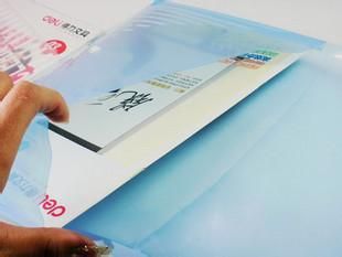 檔案袋 得力5502 文件袋資料袋 A4透明按扣公文袋 扣袋檔案袋 防水耐用原始圖片2