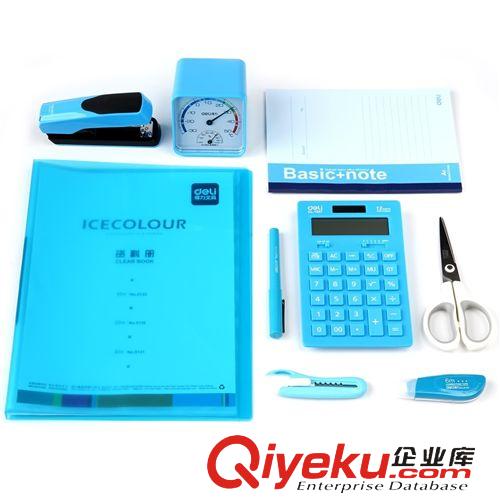 文具套裝 得力辦公套裝組合得力 9666 創意時尚辦公套裝 學生辦公文具套裝原始圖片2