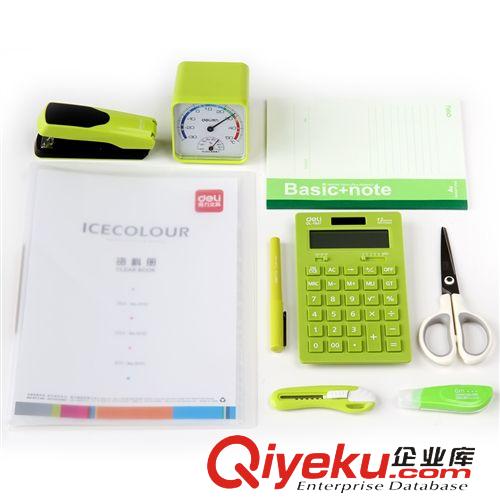 文具套裝 得力辦公套裝組合得力 9666 創意時尚辦公套裝 學生辦公文具套裝原始圖片3