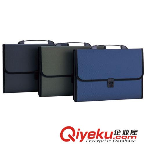 文件夾、包 得力5556軟手把式風(fēng)琴包/12層手提事物包 A4文件包/公文包 zp原始圖片2