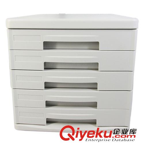桌上文件柜、架 zp得力文具得力9773文件柜桌面五層塑料文件櫥文件箱硬塑文具柜原始圖片3