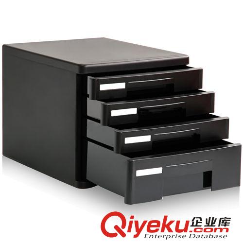 桌上文件柜、架 得力文件柜 得力9772四層塑料文件柜(無鎖) 4層資料柜 桌面文件柜原始圖片3
